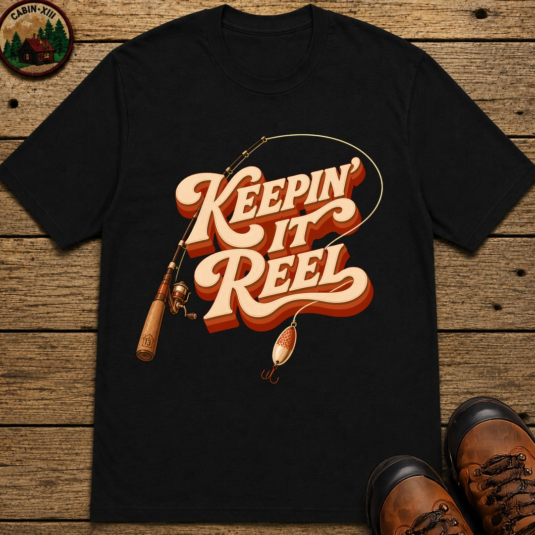 Keeping It Reel T-Shirt - Black
