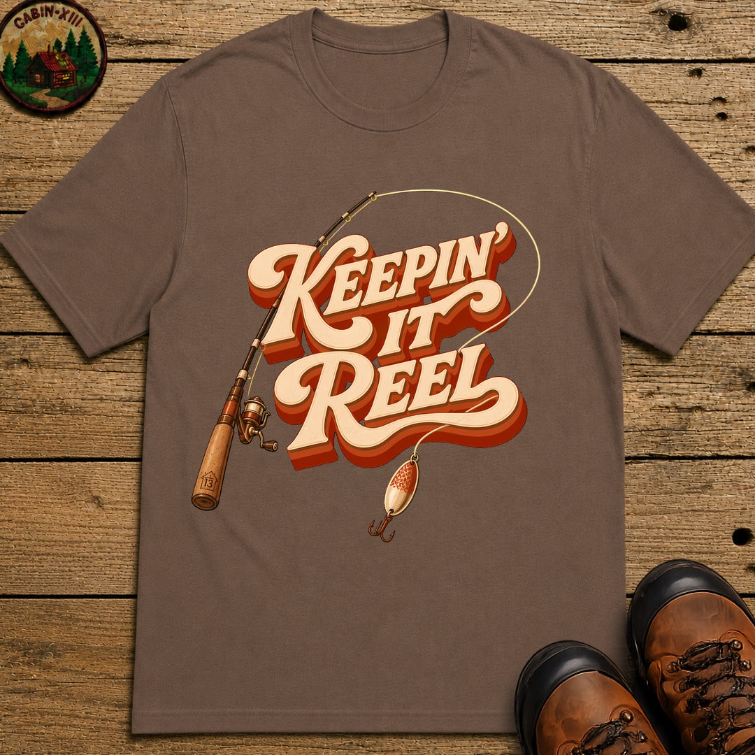 Keeping It Reel T-Shirt - Espresso