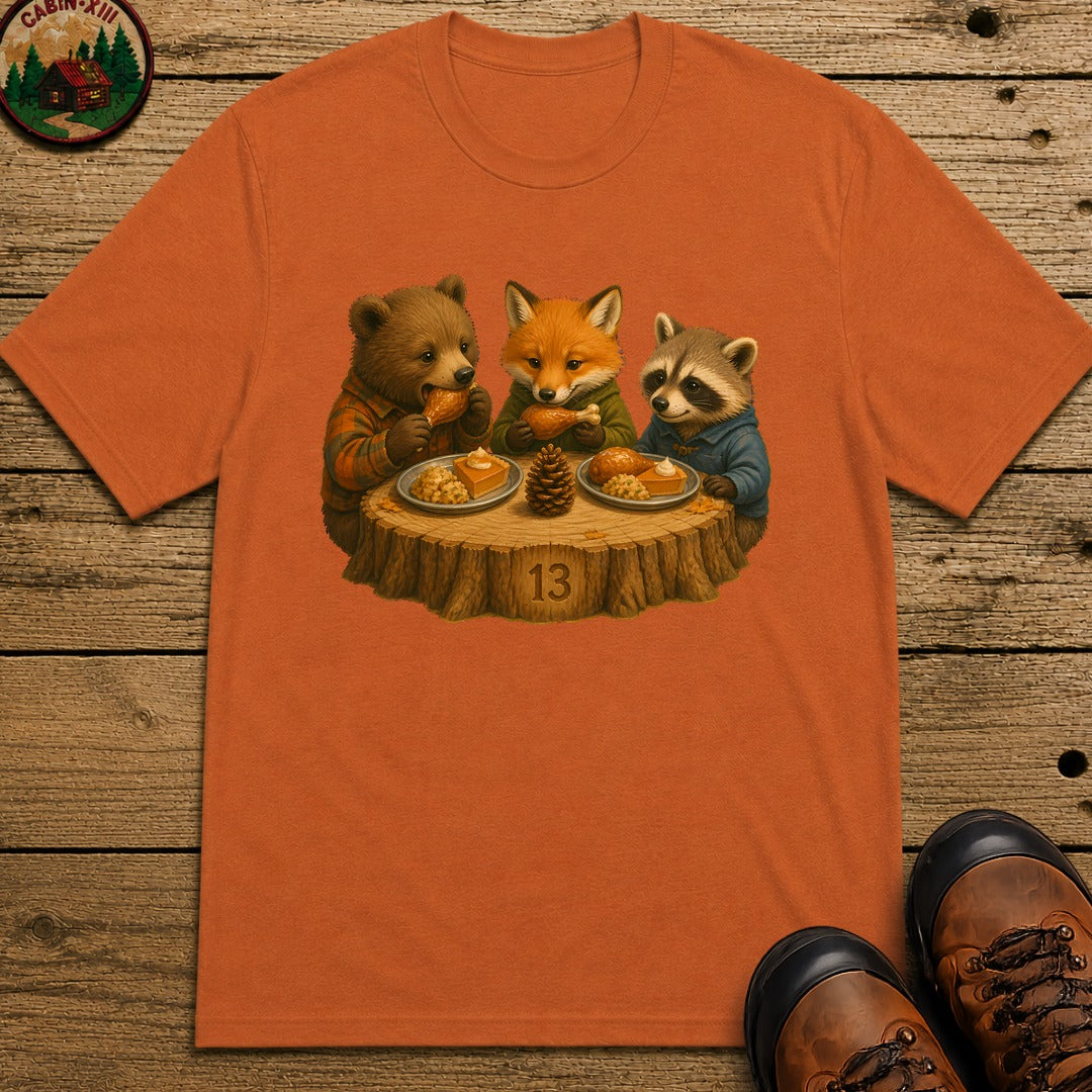 Kids Table Thanksgiving T-Shirt - Yam