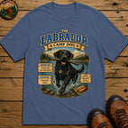 Labrador Camp Dog - Loving Lakes and Hating Baths Shirt - Blue Jean