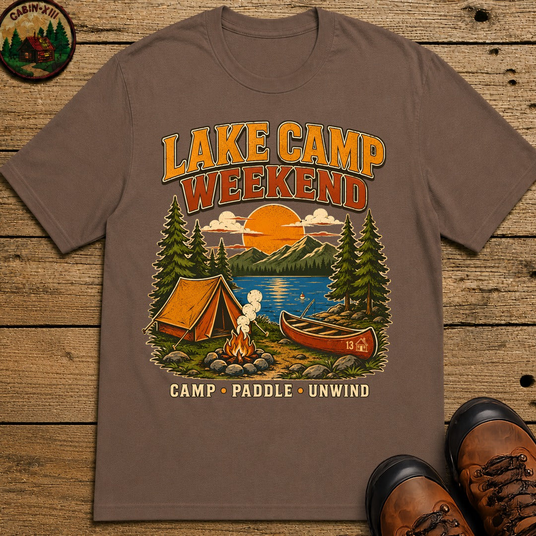 Lake Camp Weekend T-Shirt - Espresso