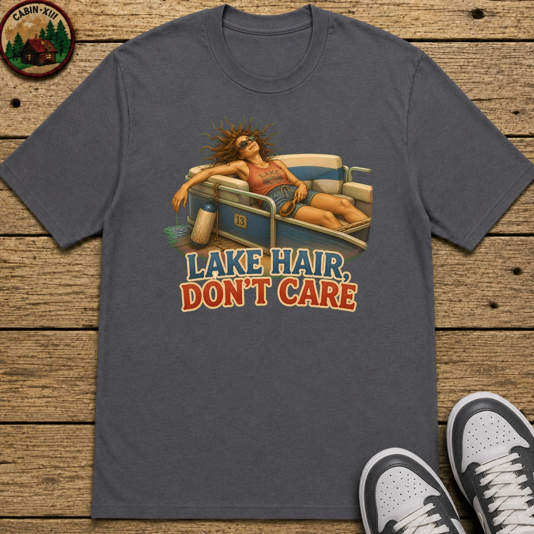 Lake Hair Kids T-Shirt - Charcoal