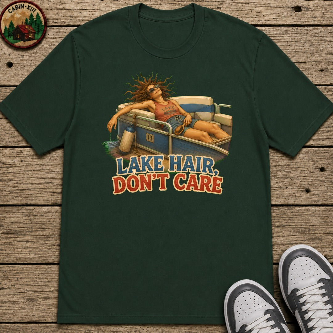 Lake Hair Kids T-Shirt - Forest Green