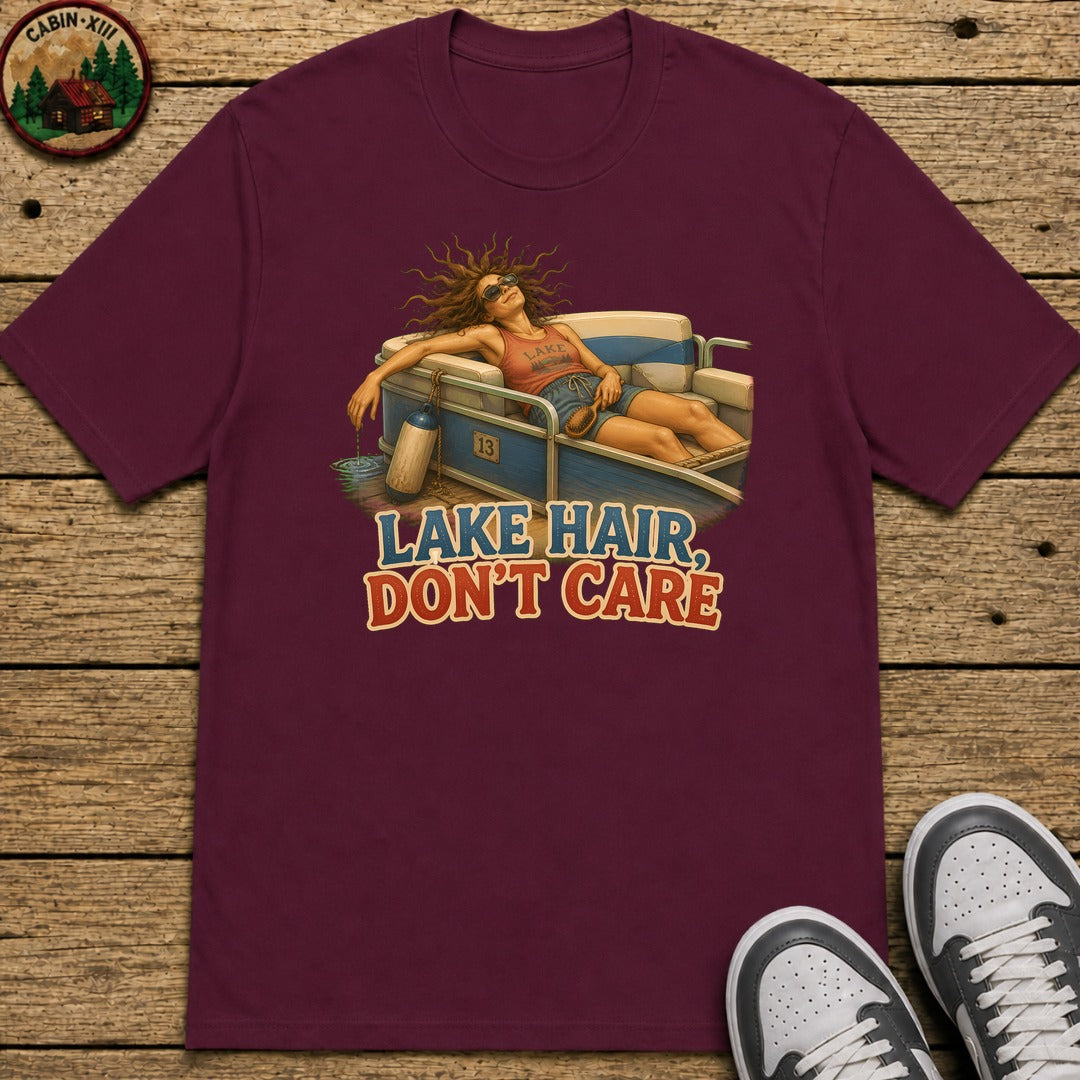 Lake Hair Kids T-Shirt - Maroon