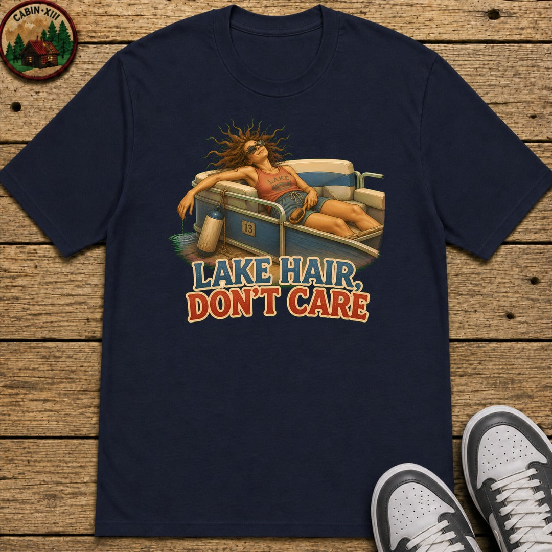 Lake Hair Kids T-Shirt - Navy