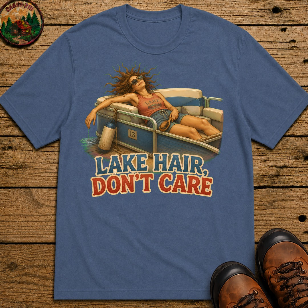 Lake Hair T-Shirt - Blue Jean