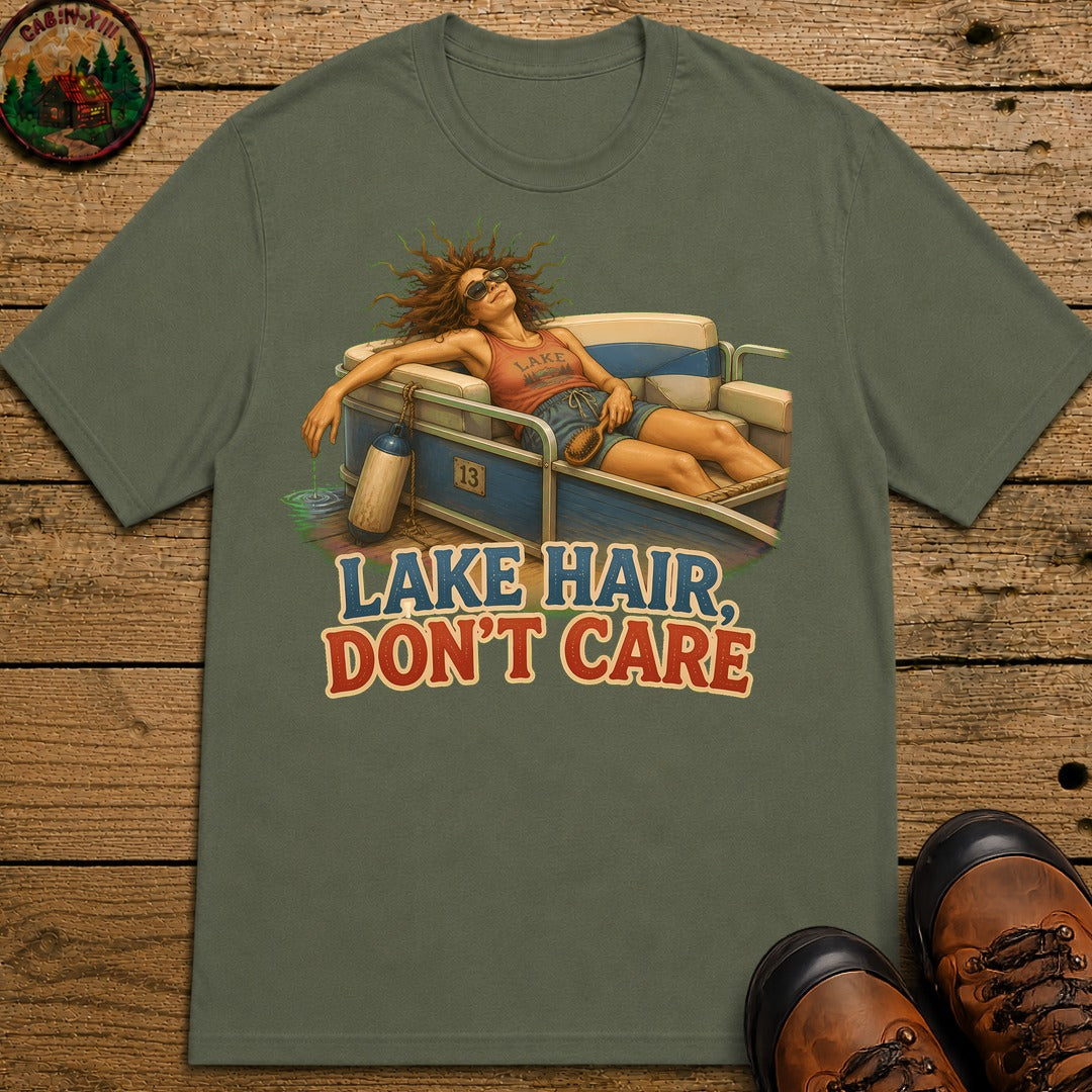 Lake Hair T-Shirt - Moss