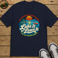 Lake It Or Leave It Badge Kids T-Shirt - Navy