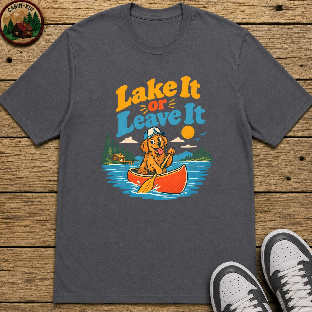 Lake It Or Leave It Kids T-Shirt - Charcoal