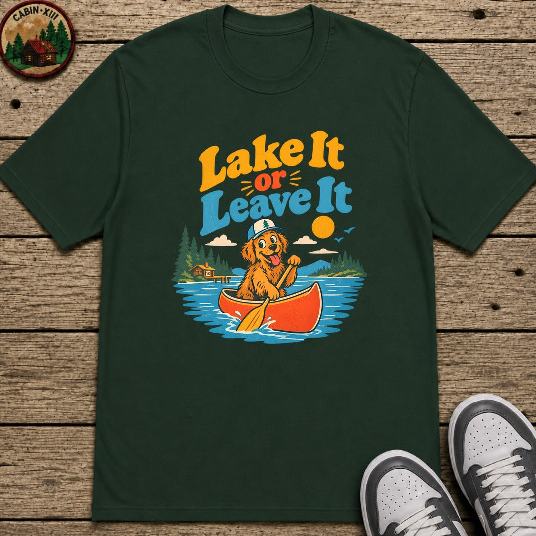 Lake It Or Leave It Kids T-Shirt - Forest Green