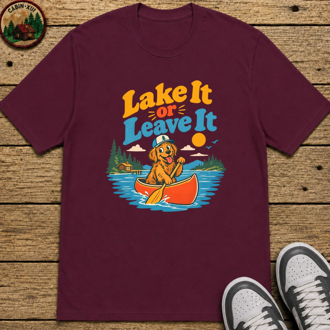 Lake It Or Leave It Kids T-Shirt - Maroon