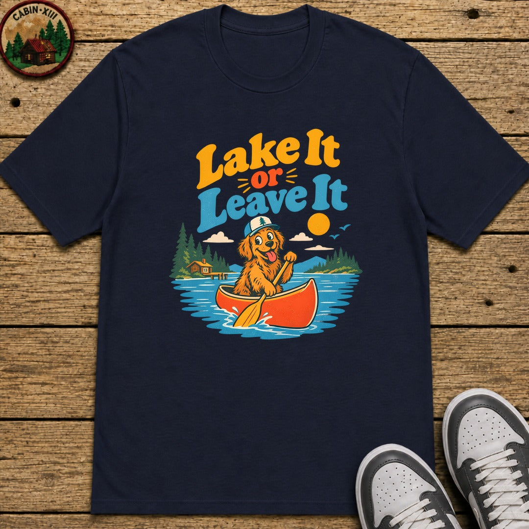 Lake It Or Leave It Kids T-Shirt - Navy