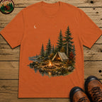 Lakeside Campsite (Watercolor) T-Shirt - Yam