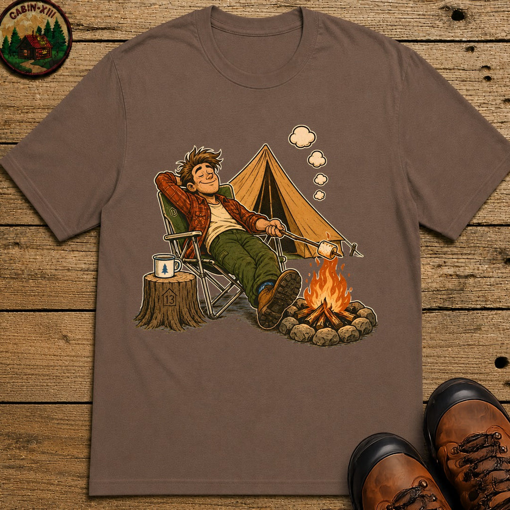 Lazy Camper T-Shirt - Espresso
