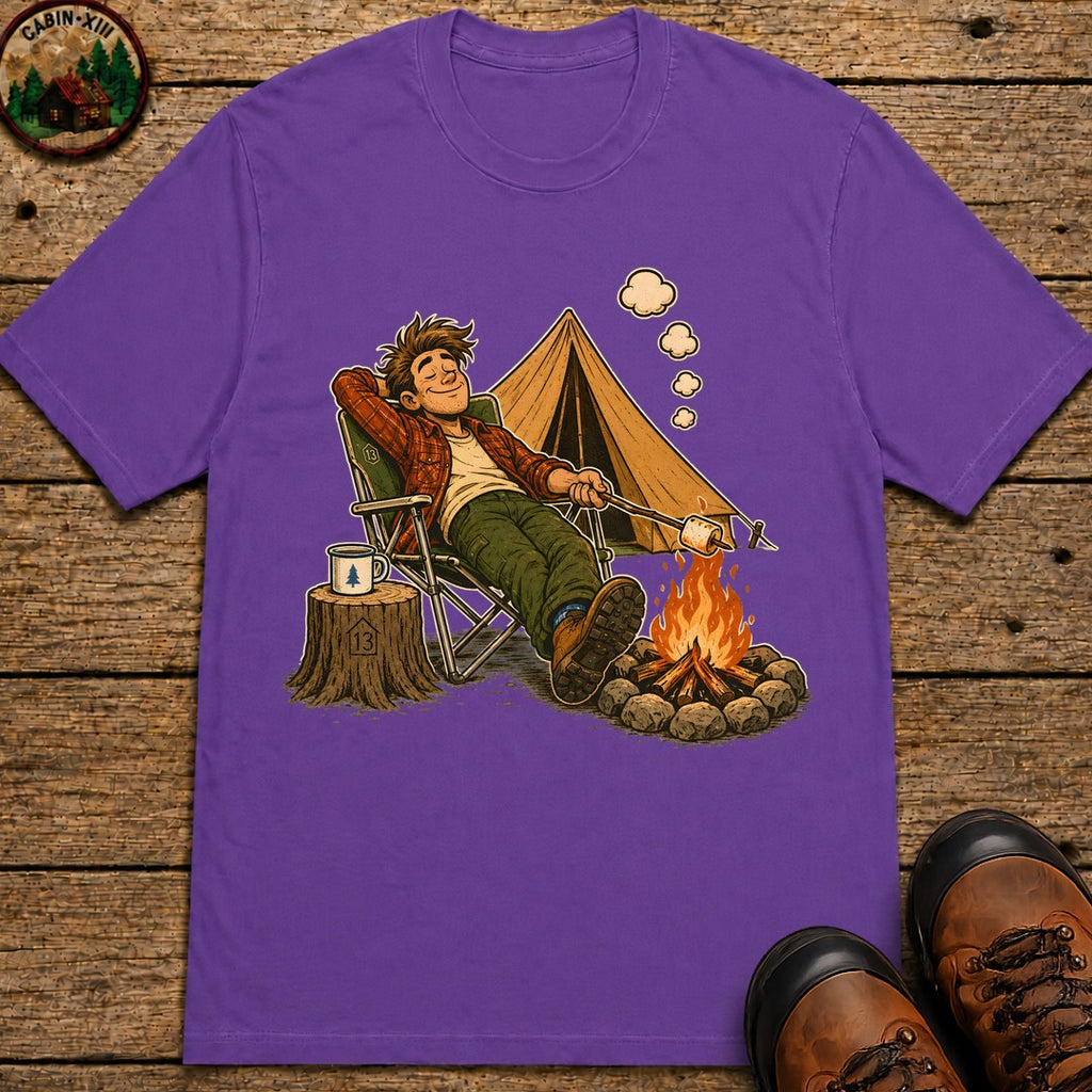 Lazy Camper T-Shirt - Grape