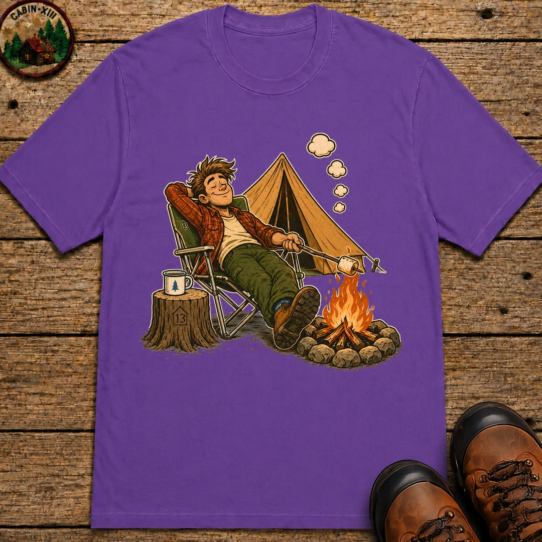 Lazy Camper T-Shirt - Grape