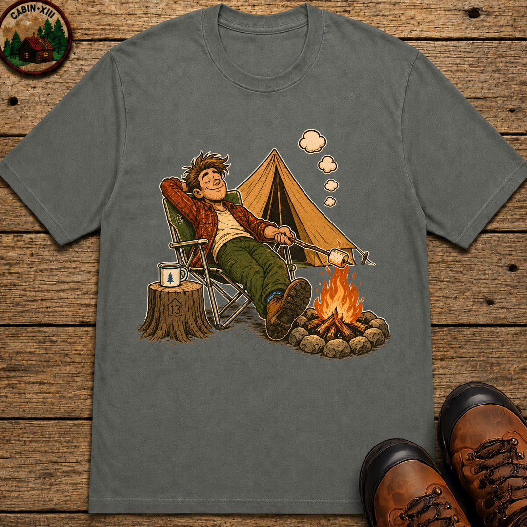 Lazy Camper T-Shirt - Pepper
