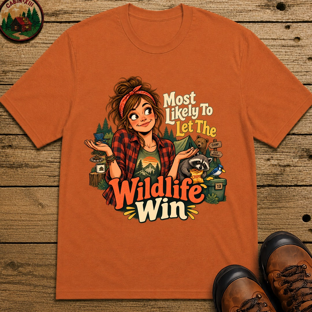 Let The Wildlife Win T-Shirt - Yam