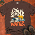 Life Is Simple T-Shirt - Espresso