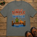 Life Is Simple T-Shirt - Pepper