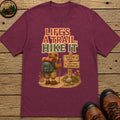 Life'S A Trail T-Shirt - Berry
