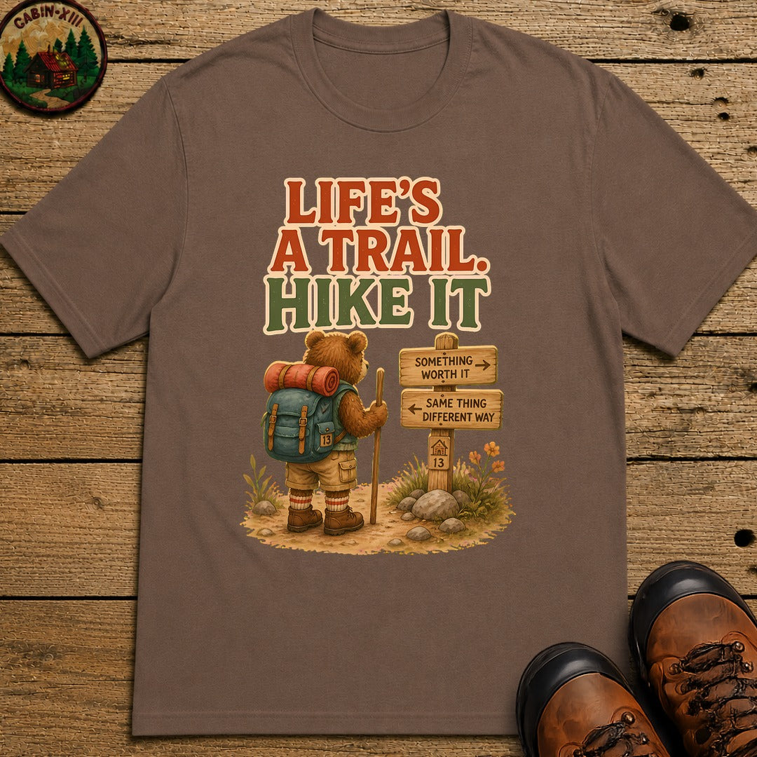 Life'S A Trail T-Shirt - Espresso