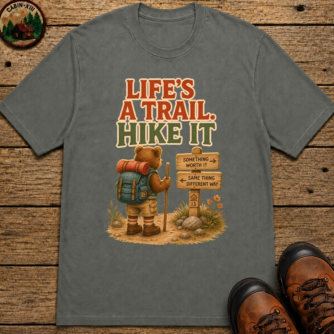 Life'S A Trail T-Shirt - Pepper