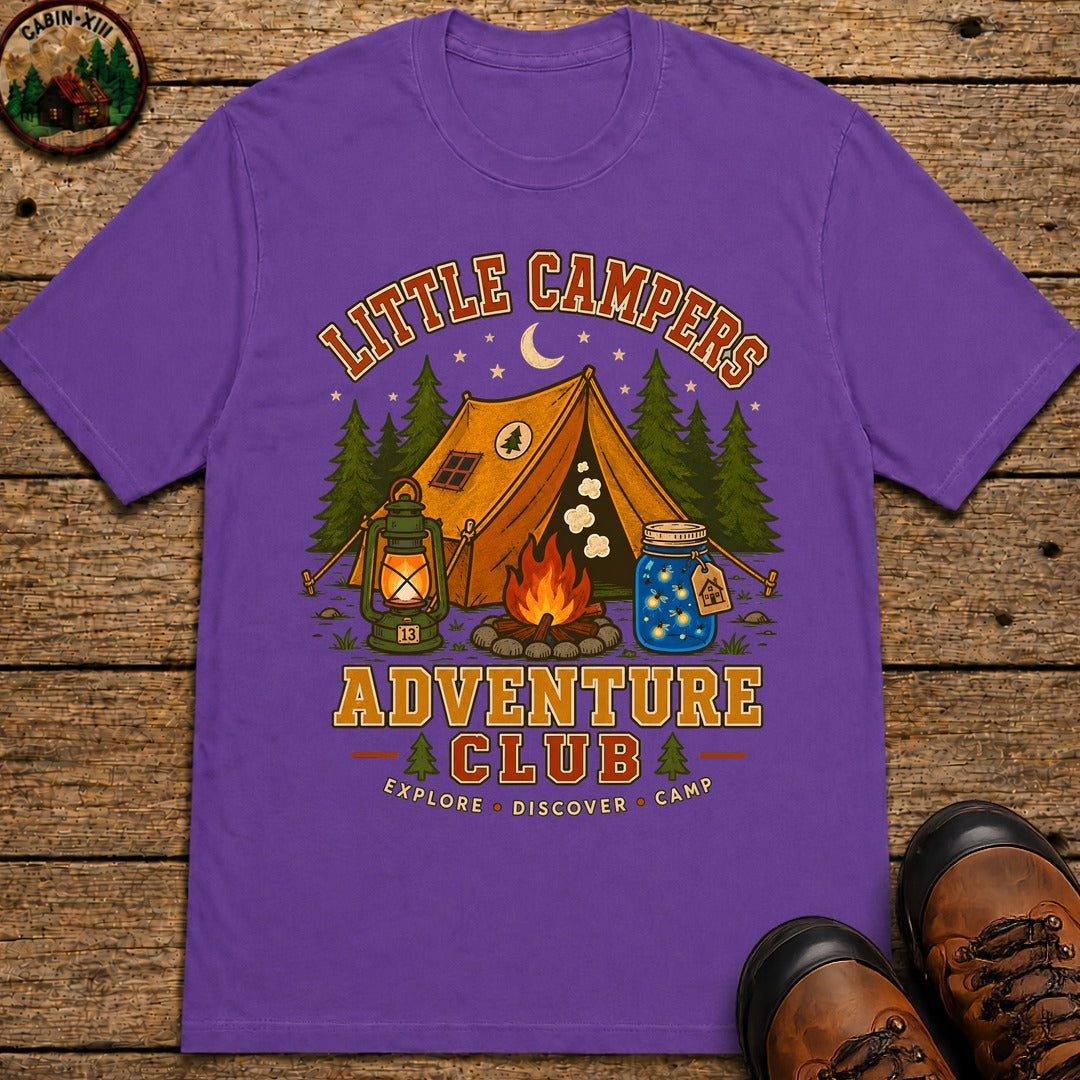 Little Camper's Adventure Club T-Shirt - Grape