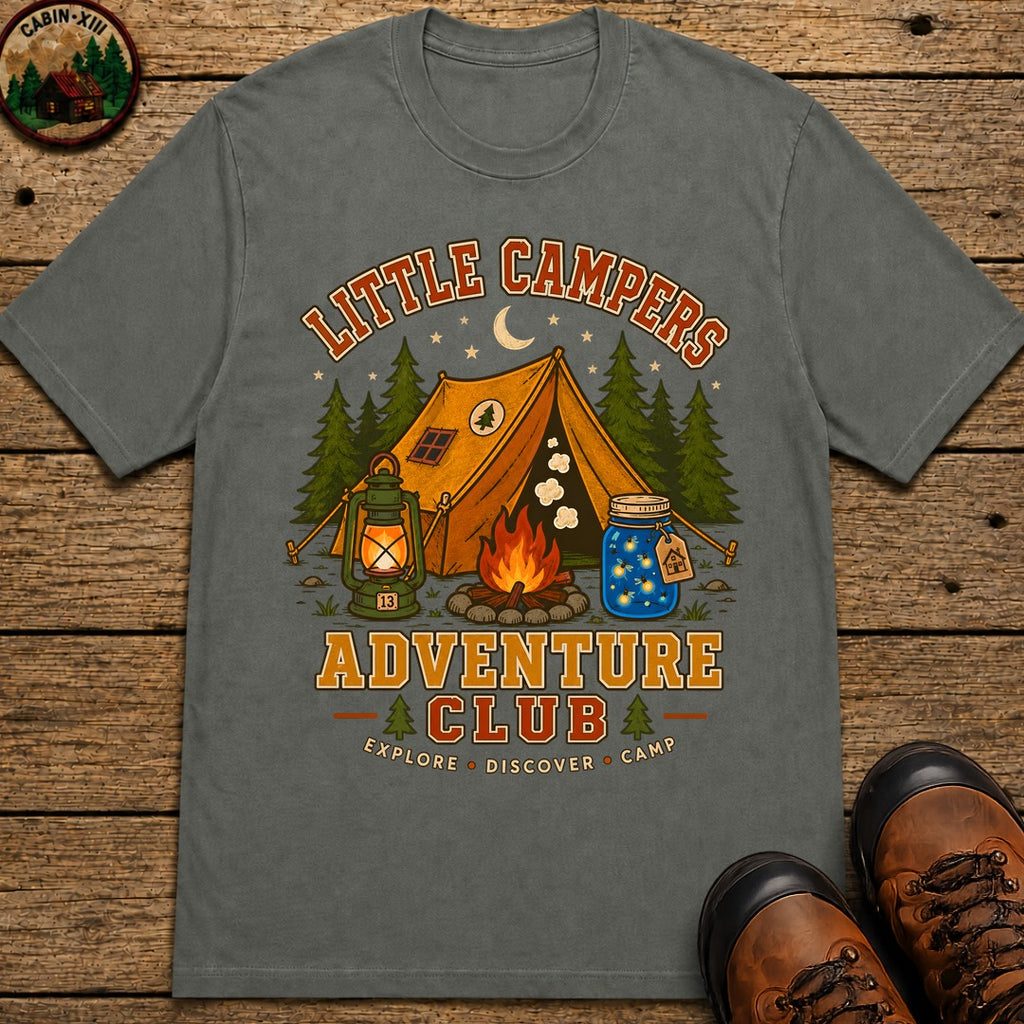 Little Camper's Adventure Club T-Shirt - Pepper