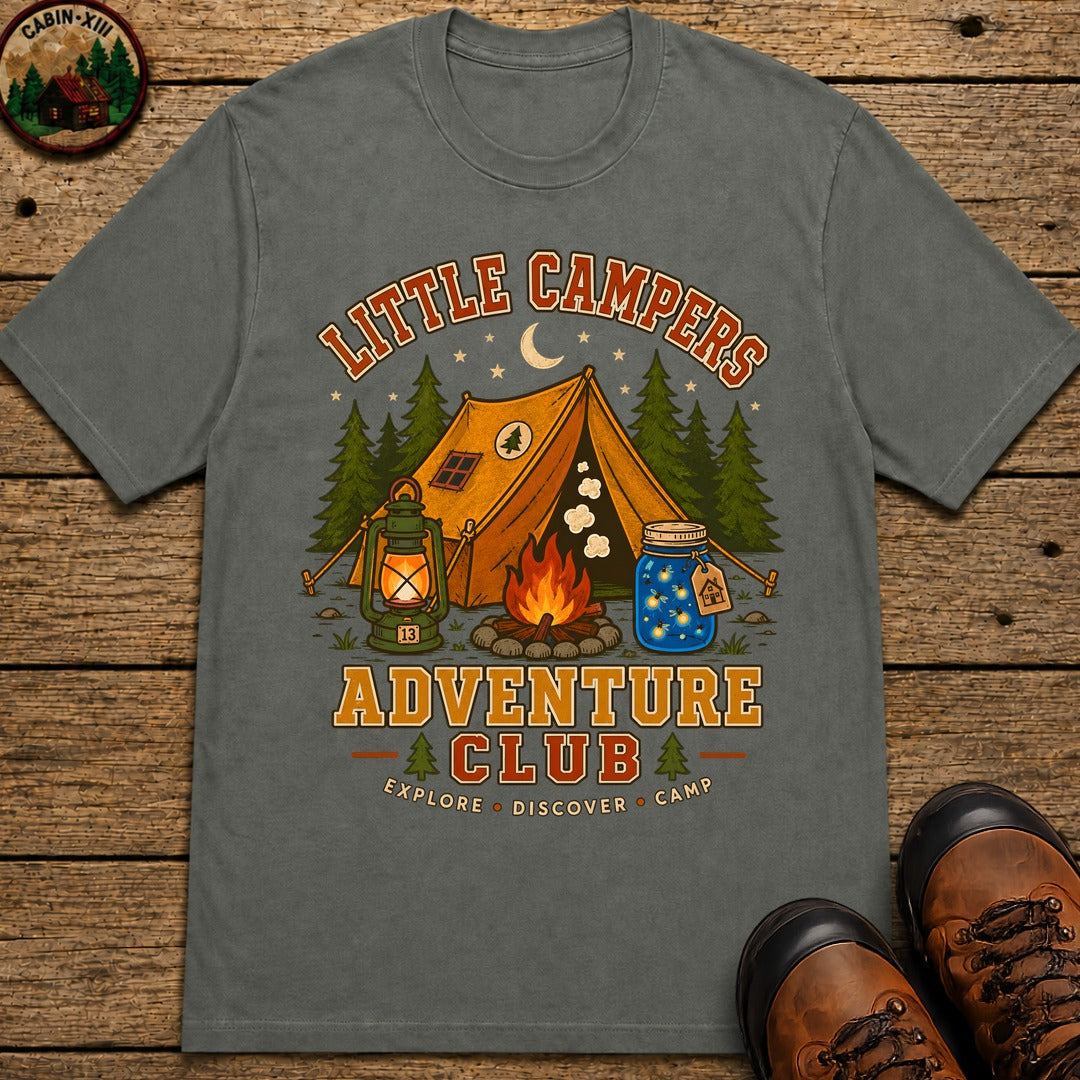 Little Camper's Adventure Club T-Shirt - Pepper