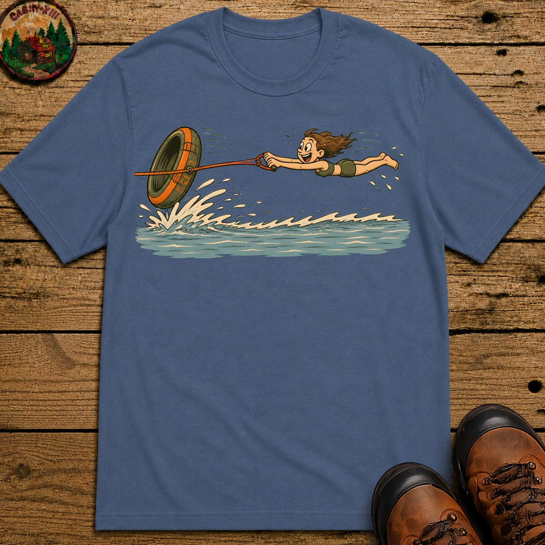 Lost The Tube T-Shirt - Blue Jean
