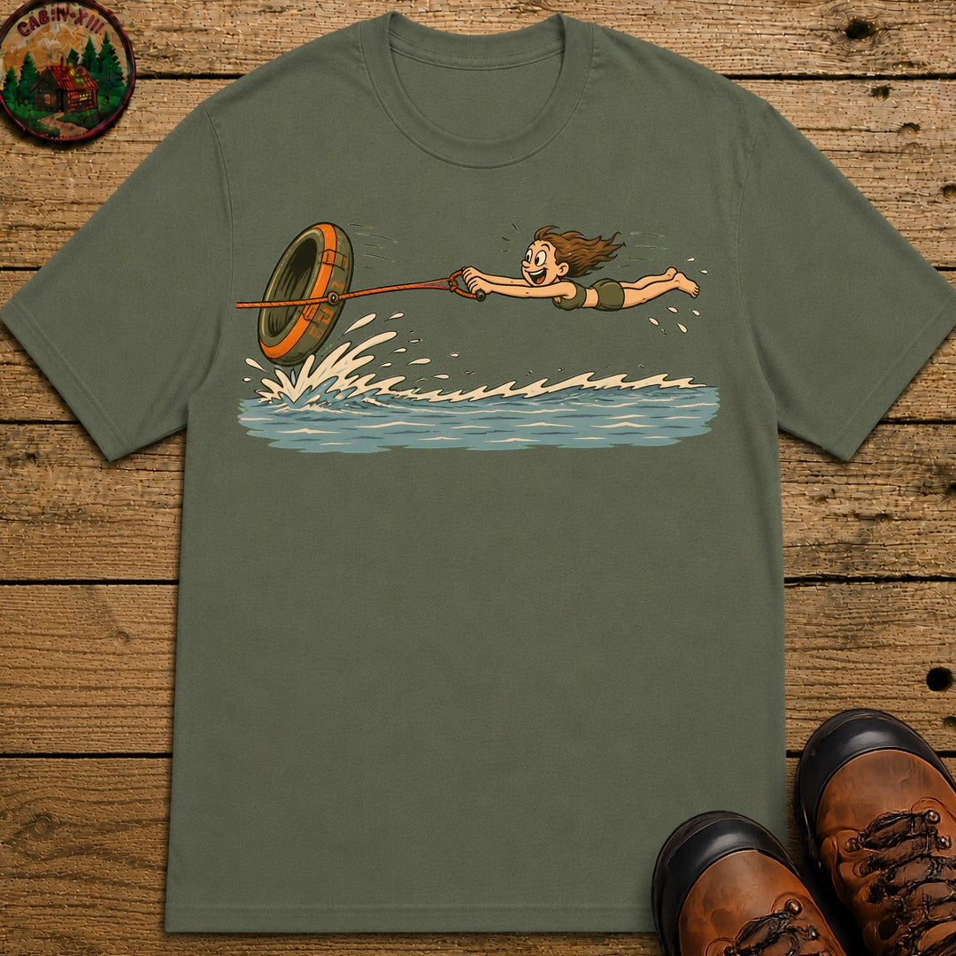 Lost The Tube T-Shirt - Moss
