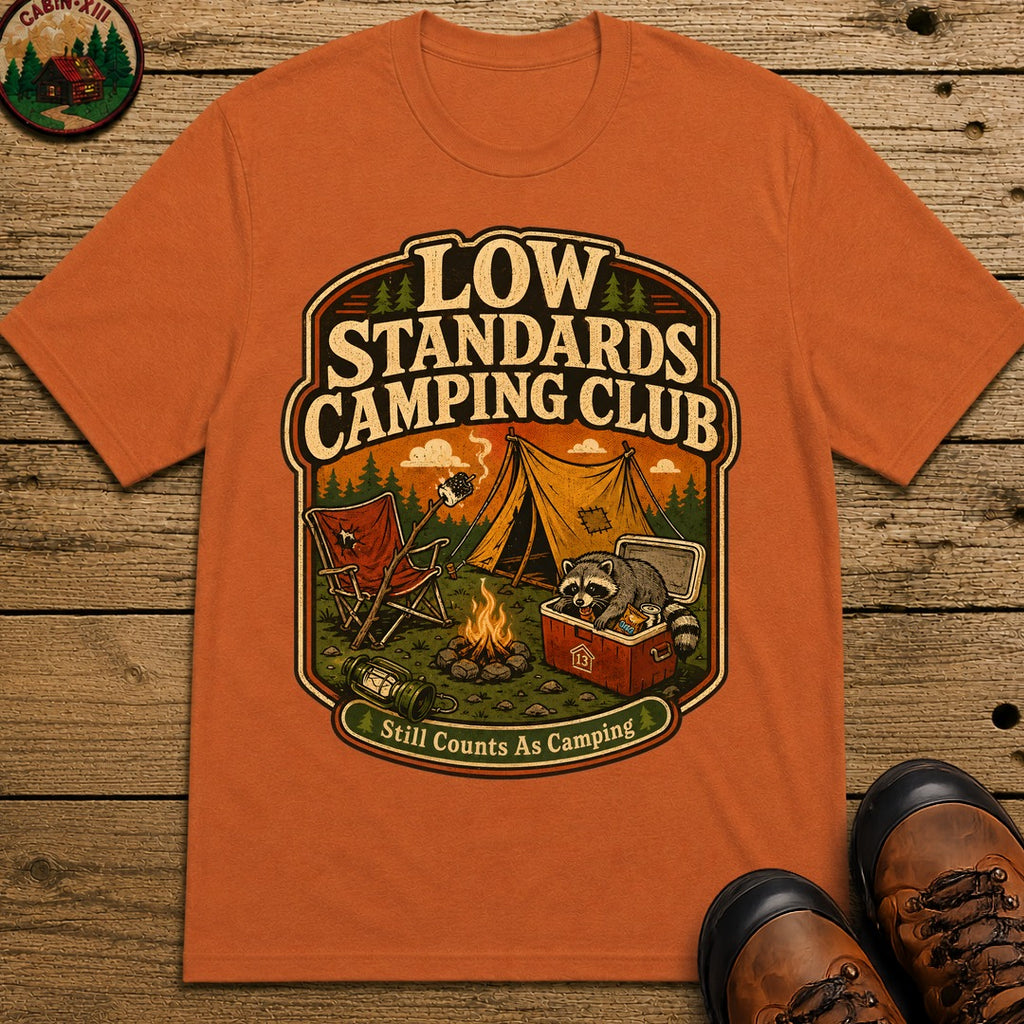 Low Standards Camping Club T-Shirt - Yam