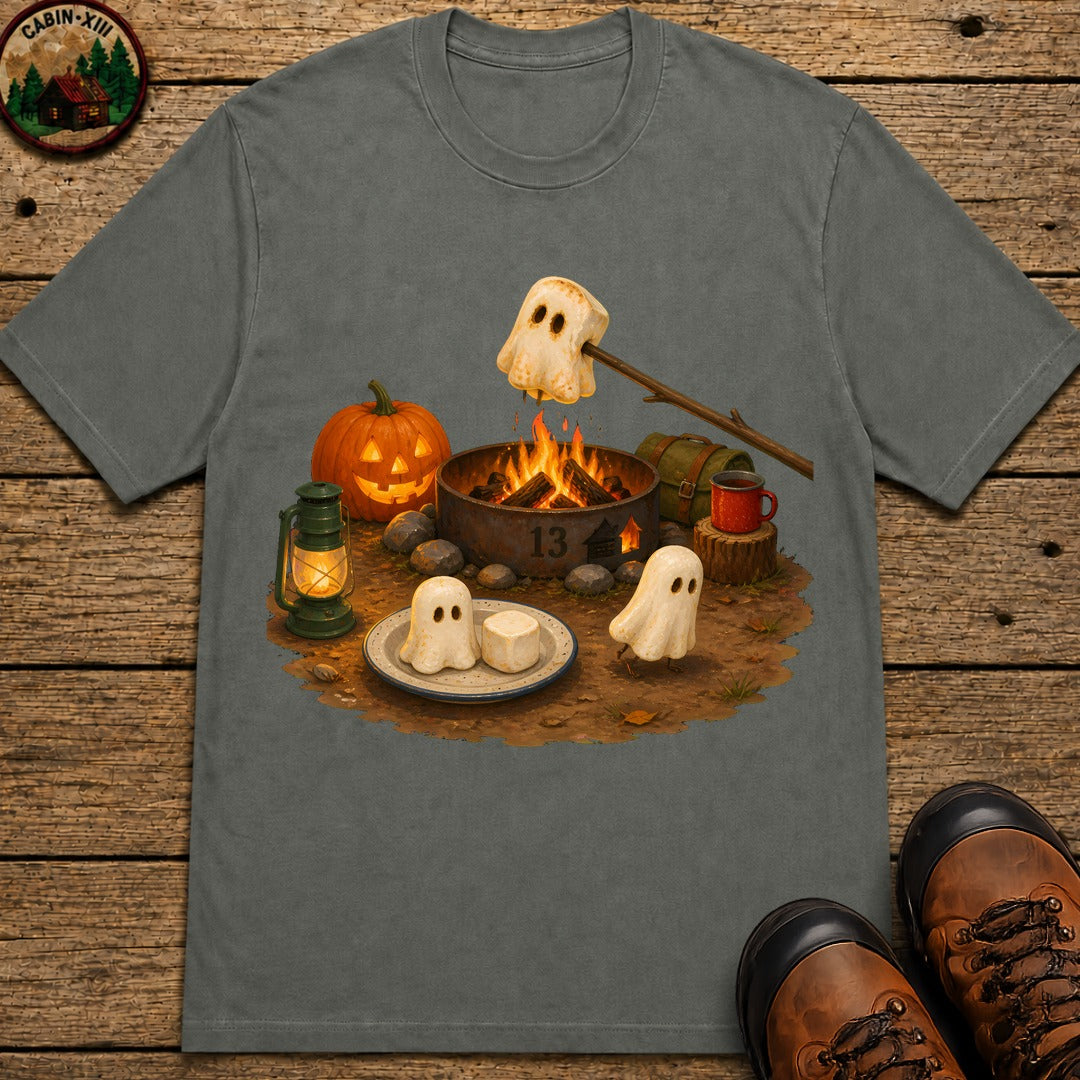 Marshmallow Ghosts Halloween T-Shirt - Pepper