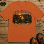 Marshmallows by the Campfire — Vintage Family Camping Tee - Yam