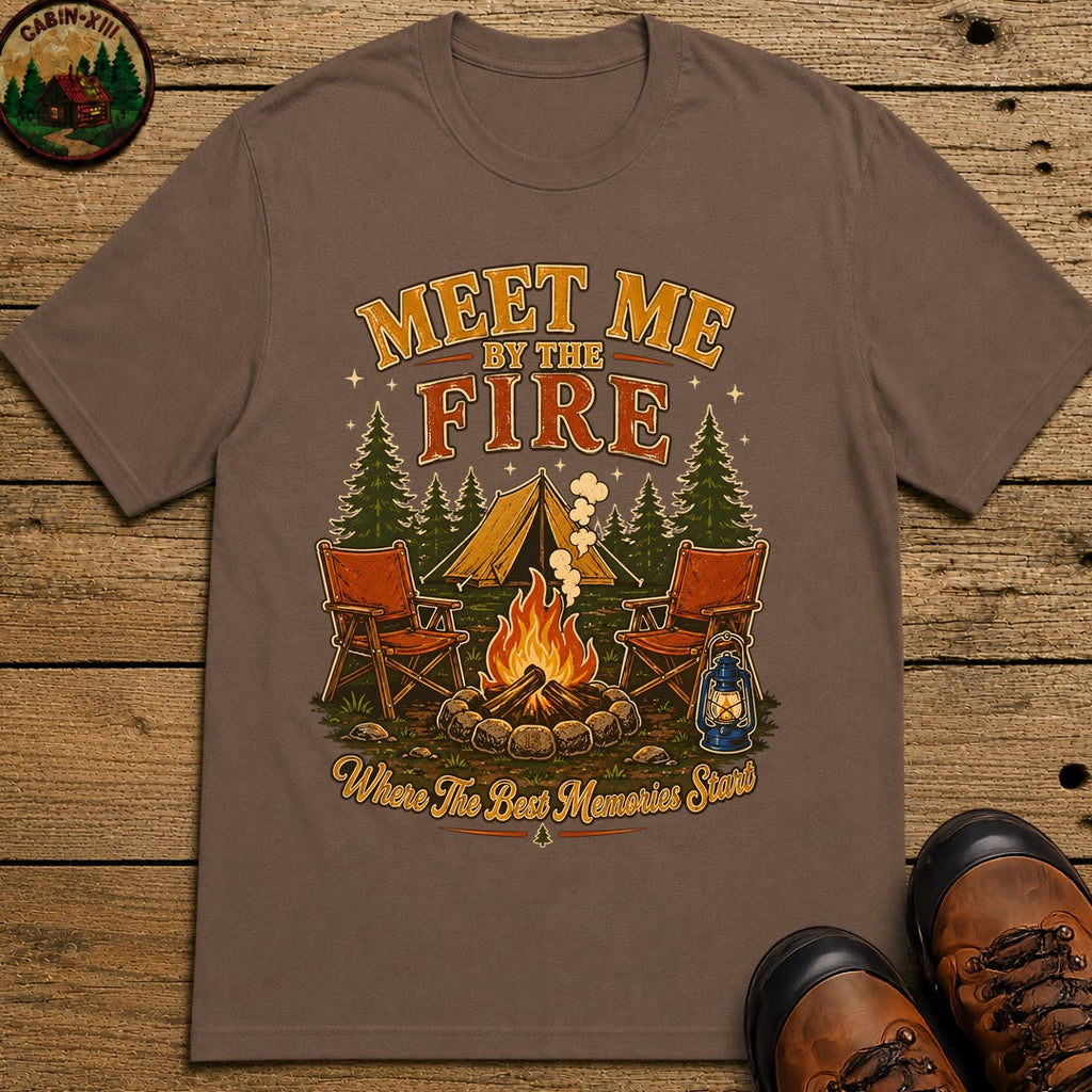 Meet Me By The Fire T-Shirt - Espresso