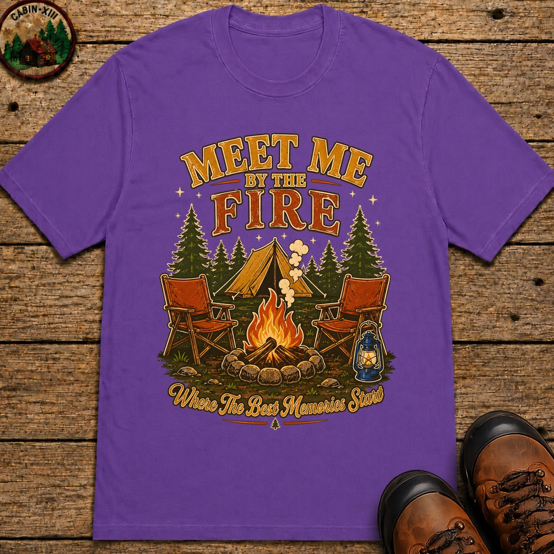 Meet Me By The Fire T-Shirt - Grape