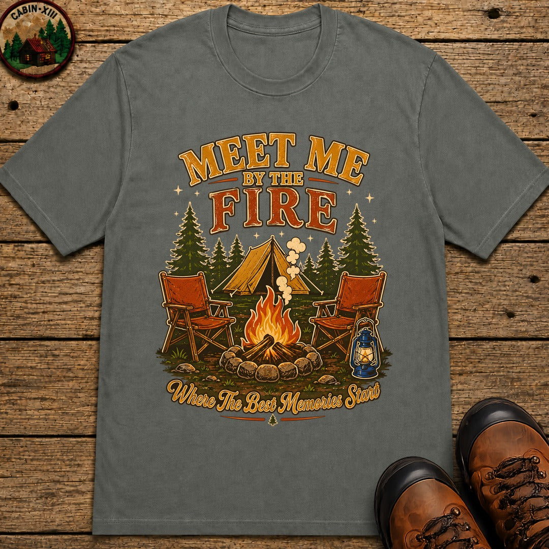 Meet Me By The Fire T-Shirt - Pepper