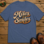 Miles of Smiles — Vintage Road Trip and Hiking Tee - Blue Jean