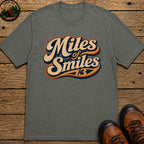 Miles of Smiles — Vintage Road Trip and Hiking Tee - Pepper