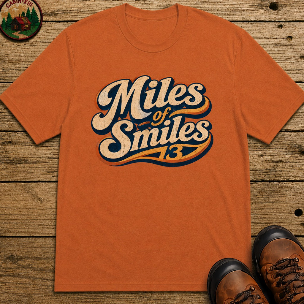 Miles of Smiles — Vintage Road Trip and Hiking Tee - Yam