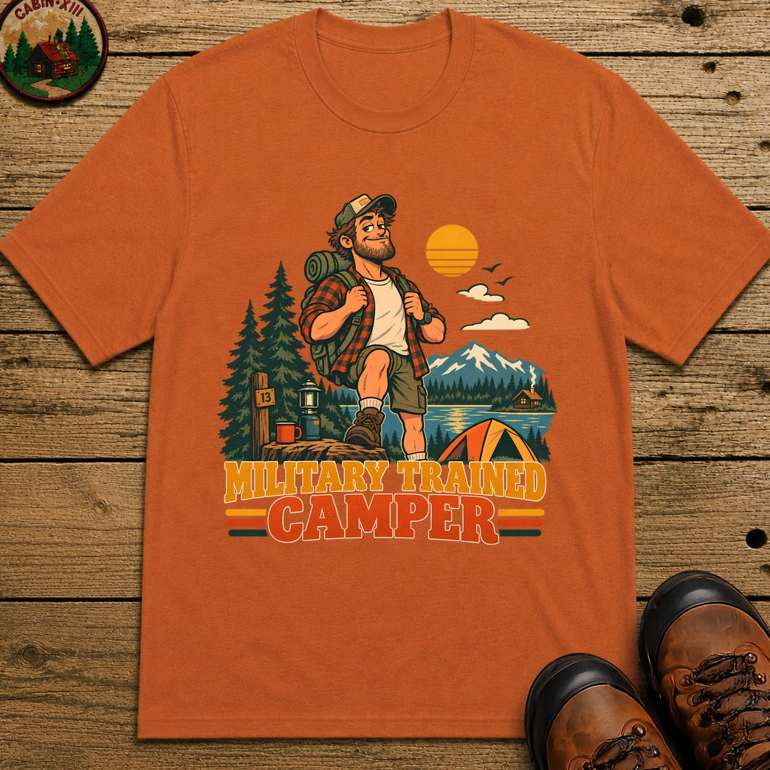 Military Trained Camper (Male) T-Shirt - Yam
