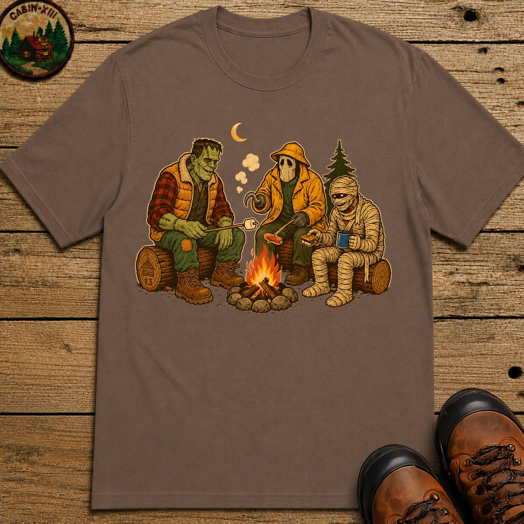 Monster'S Camping T Shirt - Espresso