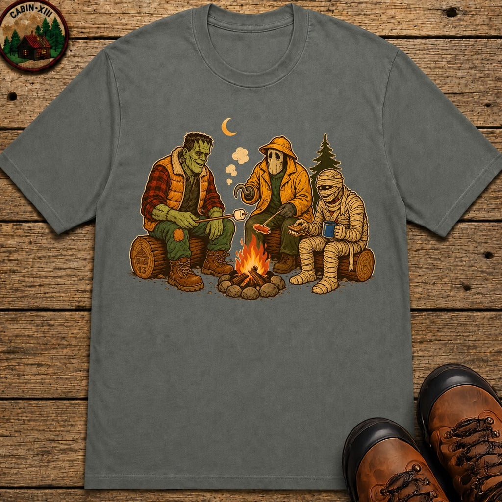 Monster'S Camping T Shirt - Pepper