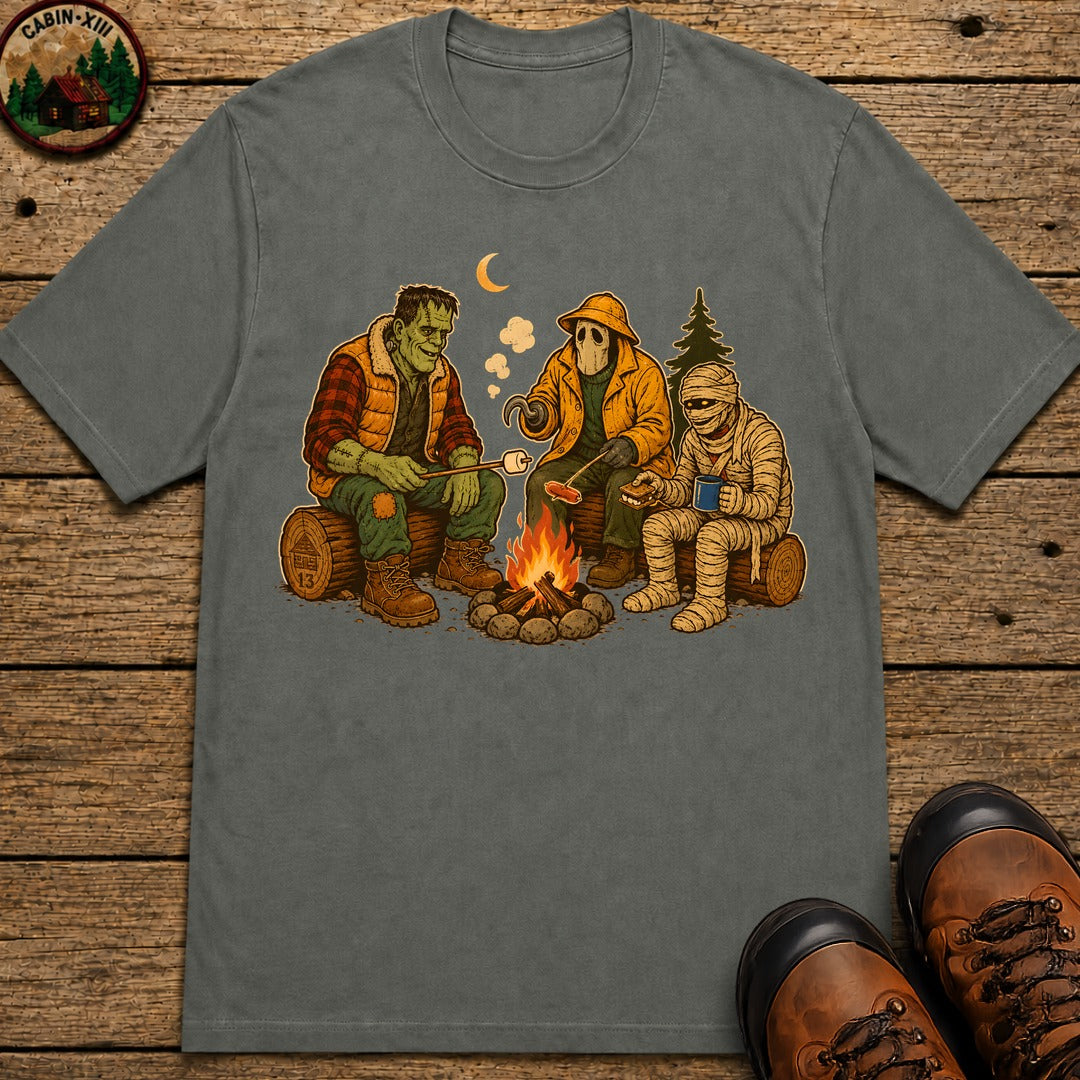 Monster'S Camping T Shirt - Pepper