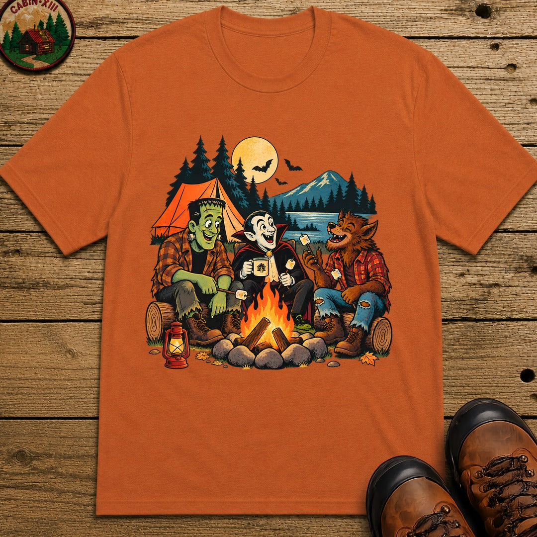 Monster's Camping T-Shirt - Yam