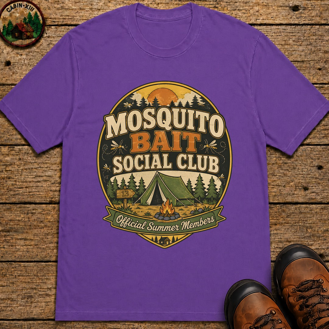Mosquito Bait Social Club T Shirt - Grape