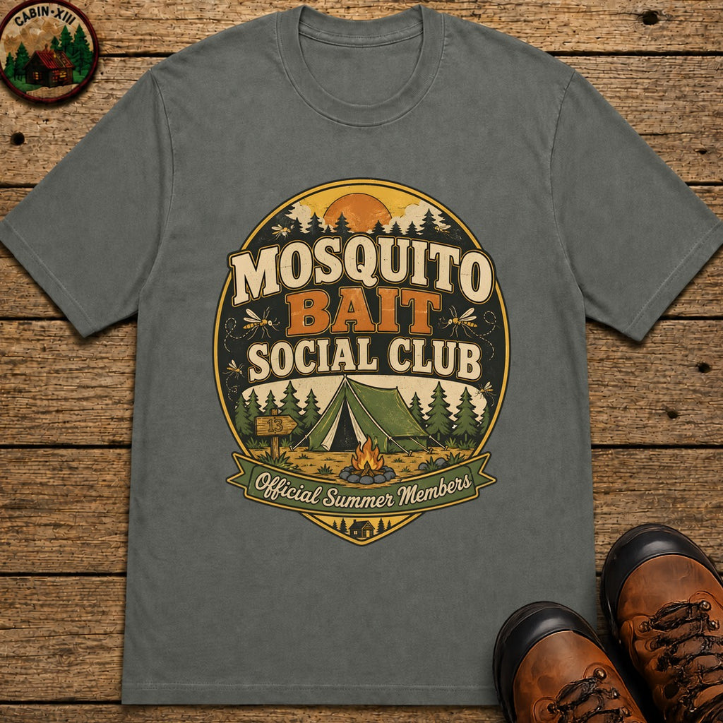 Mosquito Bait Social Club T Shirt - Pepper