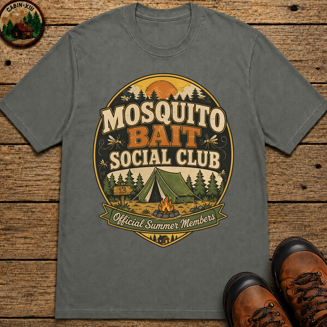Mosquito Bait Social Club T Shirt - Pepper