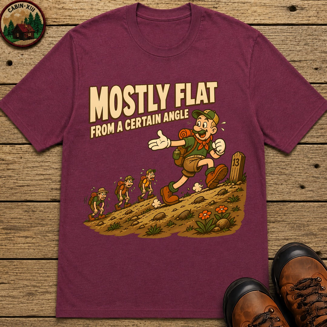 Mostly Flat T-Shirt - Berry